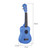 21 Inch Colored Acoustic Soprano Ukulele Ukelele Uke Kit Basswood with Carry Bag Uke Strap Strings Picks Tuner