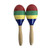 1 Pair Wooden Maracas Sand Hammer Rumba Shakers Rattles Sand Hammer Percussion Instrument Musical Toy for Kid Children Party Games