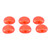 6Pcs Electric Guitar Tuning Peg Key Button Semicircle Shape Folk Classical Guitar Tuning Peg Handle Red