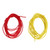 Guitar Metal Cable Metal Retro Style Professional Delicate Guitar Wire Red Yellow