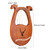 16 String Lyre Harp Elk Pattern Solid Wood String Instrument with Tuning Hammer Strings Cleaning Cloth Picks for Beginners