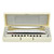 Blues Harmonica 10 Holes Mouthorgan G Key Stainless Steel ABS Resin Wind InstrumentWhite