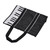 Waterproof Handbag Music Tote Shoulder Grocery Shopping Bag 5mm Cotton Padding with Piano Key Pattern