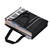 Waterproof Handbag Music Tote Shoulder Grocery Shopping Bag 5mm Cotton Padding with Piano Key Pattern