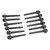 12Pcs Ebony Peg 8.7cm Wooden Tuning Replacement Accessories with Fisheye for Oud Violin Fiddle