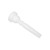 MBAT Trumpet Mouthpiece Horn Playing Supplies ABS Wind Instrument Accessories MT‑21 White
