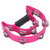 Musical Tambourine Half Moon Double Row Jingles Handheld Percussion Drum for KTV Party