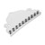 Mandolin Tailpiece 10 String Metal Guitar Mandolin Tailpiece Replacement for Musical Instrument