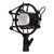 Microphone Shock Mount Mic Holder Non Vibration Suspension Clip Guitar Accessories Black