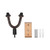 GH-01 Guitar Hanger Wooden Wall Mount Hook Holder Keeper for Electric Acoustic Guitars Bass Ukulele String Instrument