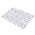 Transparent Removable Piano Key Board Sticker for 61/88 Key Electronic Pianos (Black)