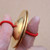 2Pcs Finger Cymbals Copper Easy Grip Finger Bell Instruement for Dance Party Holiday
