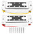 Pickup Guitar Bass Parts Lightweight Musical Instrument Accessories Silver 12K‑Resistance(Silver BBT 4‑String Bass 8 Magnetic Column Pickup)