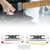 Pickup Guitar Bass Parts Lightweight Musical Instrument Accessories Silver 12K‑Resistance(Silver BBT 4‑String Bass 8 Magnetic Column Pickup)