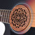 Guitar Wooden Soundhole Sound Hole Cover Block Feedback Buffer Mahogany Wood for EQ Acoustic Folk Guitars