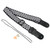 Guitar Strap Black and White Plaid Adjustable Strap with Picks Pocket for Electric Wooden Guitar Bass