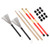Drumstick Kit Rute Brush Damper Drum Set Musical Instrument Playing Accessories with BagM02763 Black