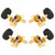 2L2R Black Button Gold Bady Classical Style Ukulele Tuning Pegs Machine Heads Ukulele DIY Parts