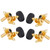2L2R Black Button Gold Bady Classical Style Ukulele Tuning Pegs Machine Heads Ukulele DIY Parts