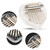 Thumb Piano 8 Keys Mini Portable Acrylic Material Decoration Gift Musical Instrument(Heart shaped Crystal )