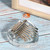 Thumb Piano 8 Keys Mini Portable Acrylic Material Decoration Gift Musical Instrument(Heart shaped Crystal )
