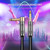 IVU Creator Player Cable 3m / 9.8ft Studio Musical Instrument Cable Cord with Straight to Right Angle 1/4 Inch Connectors for Electric Guitar Bass Mixer Speaker Microphone