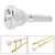 12C Alto Trombone Silver Plated Brass Mouthpiece Musical Instrument Accessories