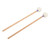 2Pcs Drum Mallet Felt Head Wooden Handle Non Slip Instrument Accessory Set Kit for PlayingPurple