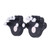 2Pcs Piano Finger Trainers ABS Silicone Hand Correctors Orthotic Tools for Strength TrainingBlack