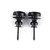 2pcs Guitar Strap Locks Metal Security Quick Release Strap Buttons Retainer Black for Acoustic Electric Guitars Bass