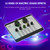 V17 Live Sound Card & Microphone Kit BT Mini Sound Mixer Multifunctional Voice Change Audio Mixer Microphone Set with Tripod for Phone Computer Live Streaming Game Music Recording Karaoke Singing Broadcasting