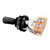 Toggle Switches 3 Way Pickup Selector for LP Electric Guitar Instrument Accessory (Black)