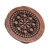Guitar Wooden Soundhole Sound Hole Cover Block Feedback Buffer Mahogany Wood for EQ Acoustic Folk Guitars