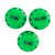 3 Pcs Guitars Volume Tone Control Knobs Button Accessory for St Sq Electric Guitar(Green)