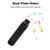 Kazu Flute Double Flute Hole Kazoo Dual Flute Holes Replaceable Blowing Nozzle 10pcs Membrane Musical Instrument Ukulele Guitar Partner Musical Instrument for Child Adult Beginner