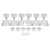 String Tuning Key for SemiClosed Guitar 3 Left 3 Right Musical Instrument Parts(Silver )