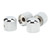 4Pcs Guitar Tone Volume Knob Professional Metal Potentiometer Hat Cap Parts Accessories with Slot Screwdriver Silver