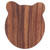 Guitar Pick Box Sapele Wood Cartoon Bear Instrument Accessories Storage Protection Case