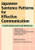 Japanese Sentence Patterns for Effective Communication: A Self-Study Course and Reference