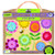Green Start Chunky Wooden Puzzles - Circle Garden: Earth Friendly Puzzles with Handy Carry & Storage Case