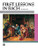 Bach -- First Lessons in Bach (Alfred Masterwork Edition)