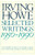 Selected Writings: 1950-1990