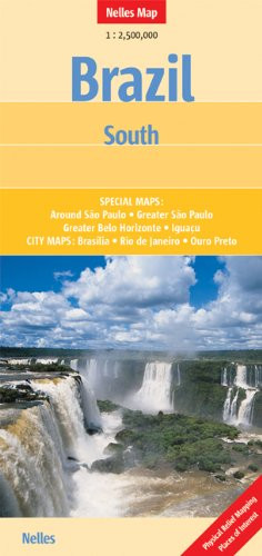 Brazil South Map by Nelles (Nelles Maps) (English, Spanish, French, Italian and German Edition)