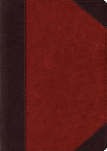 ESV Study Bible, Large Print (TruTone, Brown/Cordovan, Portfolio Design)