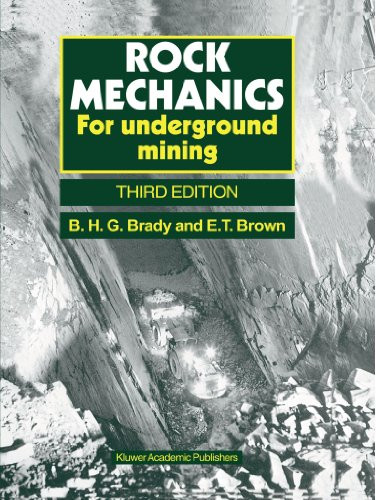 Rock Mechanics: For underground mining