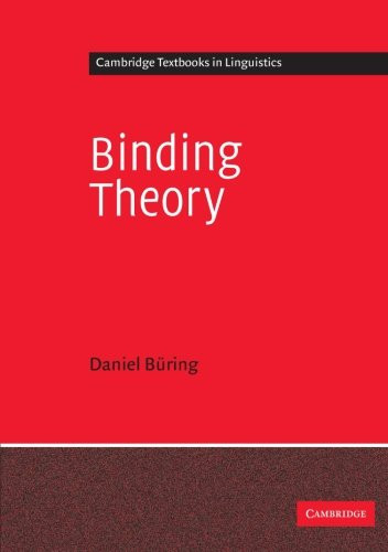Binding Theory (Cambridge Textbooks in Linguistics)