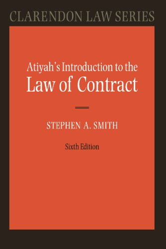 Atiyah's Introduction to the Law of Contract (Clarendon Law Series)