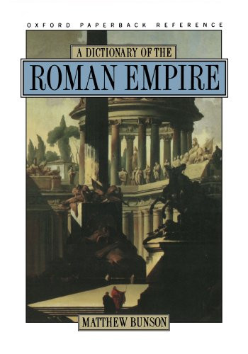 A Dictionary of the Roman Empire
