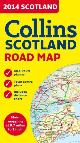 2014 Collins Scotland Road Map