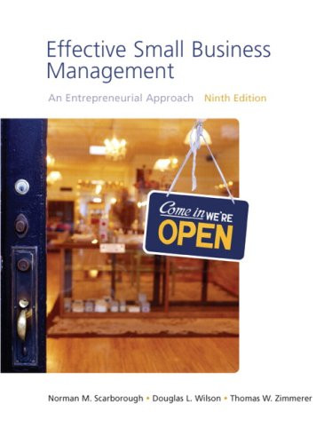 Effective Small Business Management (9th Edition)